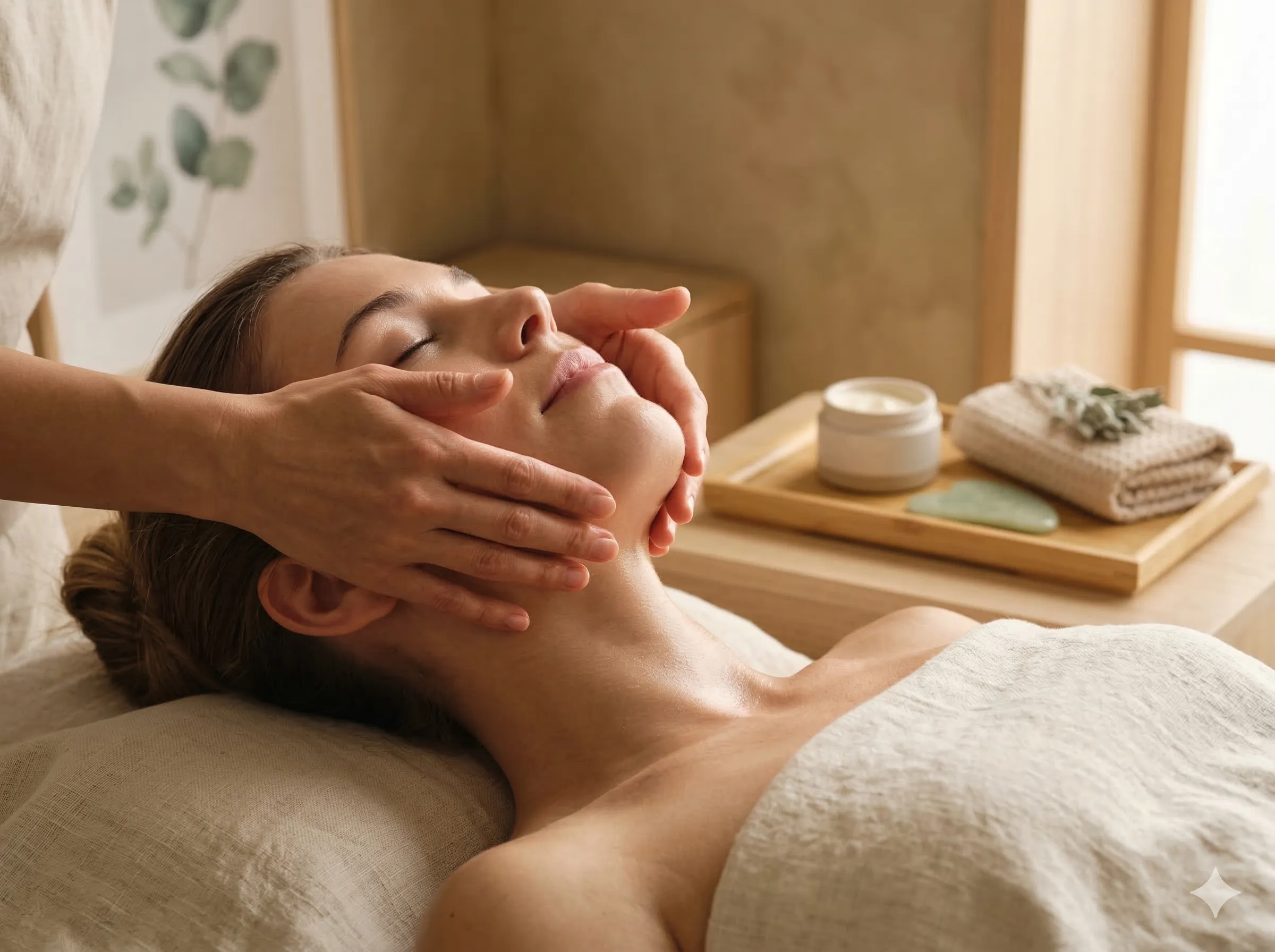 Masaż KOBIDO — japońska technika liftingująca twarzy w gabinecie Anisto Balans